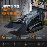 Mini-chargeuse compacte V1000 OEM avec hydraulique auxiliaire haute pression et débit personnalisé pour applications d'attaches lourdes