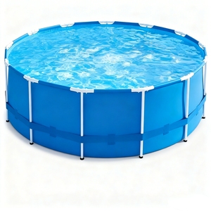 <span class=keywords><strong>Piscina</strong></span> con Marco de PVC para Todo Clima con Marco de Acero Antioxidante, Incluye Cubierta Protectora para <span class=keywords><strong>Piscina</strong></span> - Product Image 2