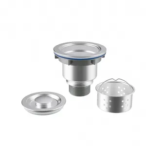 Stainless Steel Kitchen Sink Strainer Scullery Basin Drainer With Cover And Filter Sewerage System For Kitchen