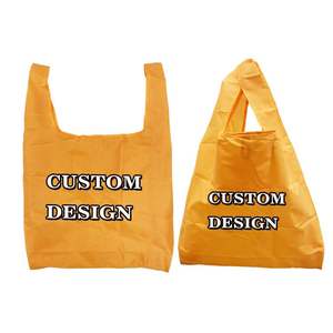 Bon marché, vente en gros, sac à provisions pliable et étanche en polyester, porte-clés fabriqué en usine - Product Image 1