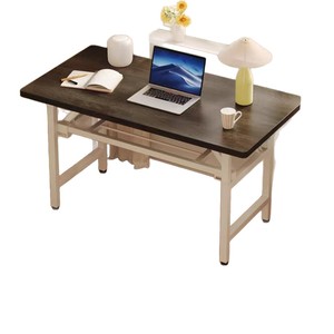 Escritorio Plegable para Computadora, Color Crema, Escritorio de Estudio, Mesa de Oficina, Mesa de Escritura, Diseño Plegable, Estación de Trabajo para Dormitorio - Product Image 5