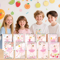 Lot de 10 carnets spirales portables roses motif ballerine, joli carnet de notes à imprimé floral pour étudiants, emballage cadeau en papier pour la vente au détail