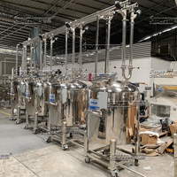 Ligne de production de parfum Réservoir de dispersion de parfum pneumatique sanitaire en acier inoxydable avec mélange de parfum/épices de tailles personnalisées