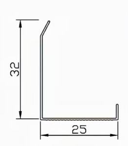 Profilés en aluminium modernes pour <span class=keywords><strong>gouttière</strong></span> à 90 degrés, bord de <span class=keywords><strong>gouttière</strong></span>, tablier de toit, imperméables et durables pour les applications de décoration - Product Image 2