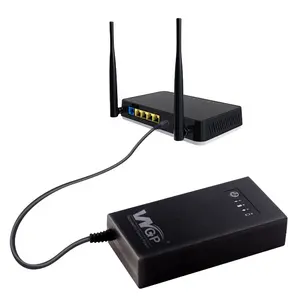 Wgp-smart UPS Router WiFi Online Sistem Baterai Cadangan Offline, Power Bank USB, DC 9V, Mini UPS untuk Router WiFi Modem Kamera CCTV