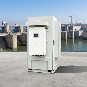Armoire extérieure 64kWh-241kWh avec diagnostic à distance, matériau ignifuge, résistant aux tempêtes de sable pour centrale électrique en milieu désertique - Product Image 4