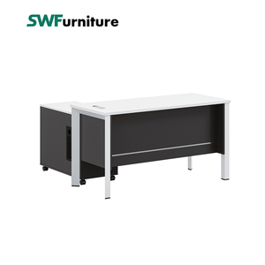 Ceo Executive Desk Workstation Table Boss High Tech Executive Desk Muebles de oficina Ahorro de espacio Panel modular moderno de madera - Product Image 2