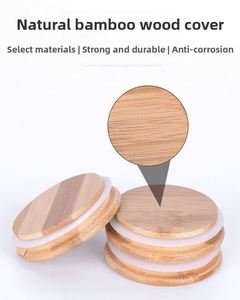 Heat Resistant 600ml High Borosilicate Glass <b>Storage</b> Jars Sealed Bamboo Lid Microwavable BPA Free Dishwasher Safe Kitchen - Product Image 3