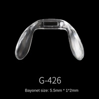 Accessoires pour lunettes : Clip nasal monobloc à un trou, forme selle, en forme de huit/U, pour décoration de lunettes