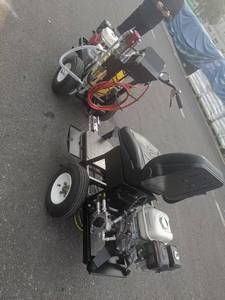 Machine de marquage routier sans air à peinture froide à poussée manuelle, type de conduite, <span class=keywords><strong>scooter</strong></span> de marquage Lind - Product Image 3