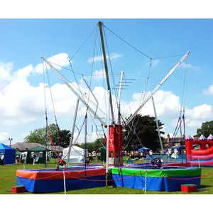 กลางแจ้ง 4 คนเหล็กชุบสังกะสีหลอด <span class=keywords><strong>Bungy</strong></span> Bungee กระโดดแทรมโพลีน - Product Image 1