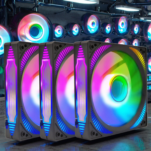 Ventilador de 6 pines RGB de gama alta de 120mm, ordenador eléctrico colorido para juegos para caja de PC, nuevos modelos con disipador de calor de plástico de 1,8 W - Product Image 6
