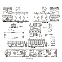 Casa de Papel para Niños, Juguete Educativo Creativo para Dibujar y Pintar, Rompecabezas 3D para Colorear