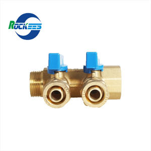 4 zweig PEX edelstahl Radiant Boden Heizung Flow Meter Verteiler - Product Image 4