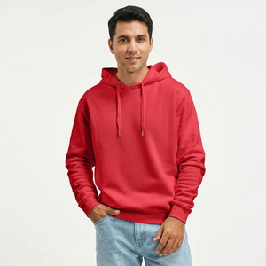Promotion High Quality Winter Half Zip 100% Cotton <b>Velour</b> Oversized Fit for Customized Men's Hoodies <b>Sweatshirts</b> - Product Image 1