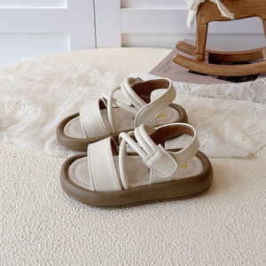 Sandali da principessa con punta aperta in stile coreano per ragazze, <span class=keywords><strong>scarpe</strong></span> estive morbide e casual alla moda per bambini piccoli e più grandi - Product Image 6