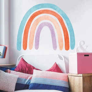 Adesivi da parete colorati arcobaleno autoadesivi da parete personalizzati rimovibili promozionali adesivi da parete per la stanza dei bambini - Product Image 2