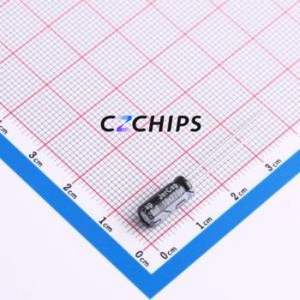 Condensateur électrolytique en aluminium ERA10V220M5X11 à montage traversant, D5xL11mm 220uF 20% 10V 170mA-120Hz - Product Image 1