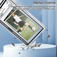 Étui de protection rigide en métal magnétique pour cartes gradées de baseball, sport, TCG et jeux