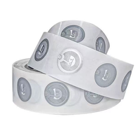 Étiquettes autocollantes NFC personnalisées en usine, 13,56 MHz, 25 mm, programmables, compatibles avec les téléphones compatibles NFC pour les paiements en hôtel