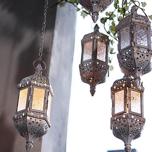 Moroccan Wrought Iron <strong>Hanging</strong> Candlestick Iron <strong>Tea</strong> <strong>Light</strong> Candle <strong>Holder</strong> - Product Image 6