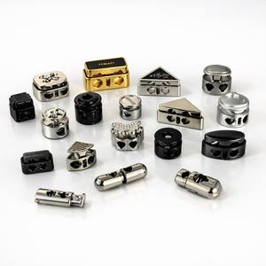 カスタムロゴ亜鉛合金コードロック スプリングストッパー (衣類、パーカー、ドローストリング用) - Product Image 4