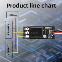 Module électronique universel 20A CC pour voiture télécommandée/véhicule modèle, relais de commutation, contrôleur de lumière de navigation PWM, récepteur