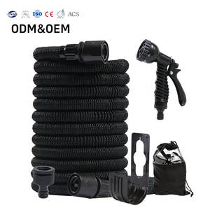 Manguera de Jardín Multifuncional Expandible de 30m, Alta Presión, Ligera, a Prueba de Fugas, TPE/Doble Látex, Tasa de Expansión 1:3, 7 Funciones - Product Image 1