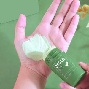 Masque Visage en Stick à l'Argile Solide au Thé Vert Nettoyant Revitalisant Acide Hyaluronique Glycérine Soin de la Peau Beauté - Product Image 4