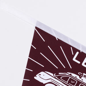 Флаги-гирлянды с тропическим принтом, водонепроницаемые, прямоугольные, на нейлоновой нити, персонализированные, для пляжных вечеринок, напрямую от производителя - Product Image 6