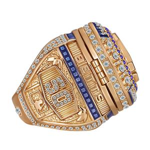 สั่งซื้อล่วงหน้า2024ใหม่ Los Angeles Dodgers แหวนแชมป์18K แหวนโลหะผสมทอง - Product Image 4