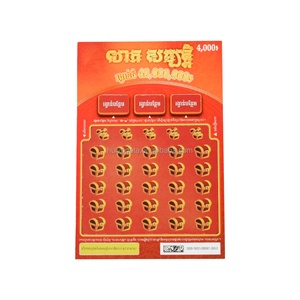 Boletos de Lotería al por Mayor, Tarjetas de Lotería Rasca y Gana, Impresión de Boletos de Lotería Rasca y Gana Personalizados - Product Image 6