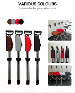 Sedia Ta-<span class=keywords><strong>Da</strong></span> personalizzata Series2 pieghevole bastone <span class=keywords><strong>Da</strong></span> passeggio sgabello sedia stampella canna nero 87cm con sedile per il Trekking - Product Image 5