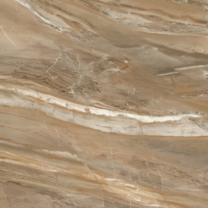 Azulejos de porcelana brillante africana de 600x600mm al por mayor Volcano Brown 24x24 Diseño de suelo de baño 60x60cm para el mercado indio - Product Image 1