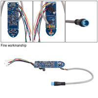 Tableau de bord universel M365 avec panneau de commutation en plastique pour pièces de trottinette électrique M365