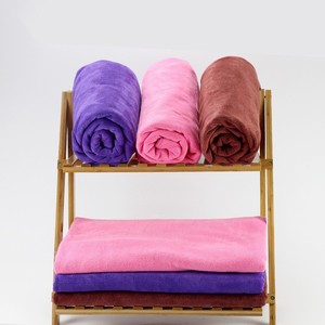 Serviettes de bain en microfibre 120cm X 190cm marron absorbantes et à séchage rapide pour salon de beauté et linge de lit - Product Image 3