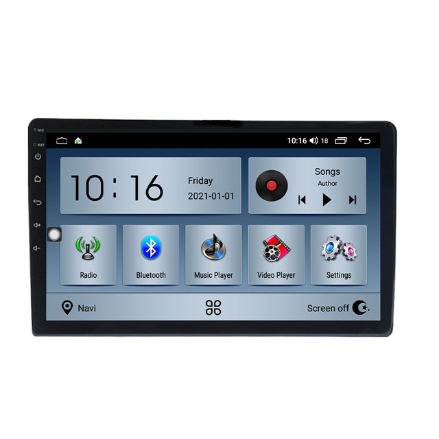 2Din Android 9" 10" Car Radio 818 Quad Core Multimedia Stereo Player Autoradio 2G+32G GPS Wifi BT Connectivity Dashboard