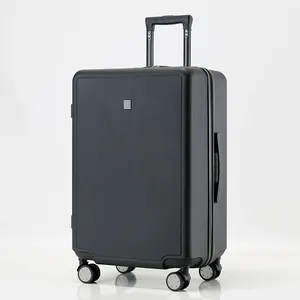Minimalist Luggage For Airports Hard Shell Lightweight Zippered 4-Wheeled Luggage