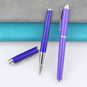 Pena Gel logam warna-warni dengan Logo kustom pena Gel logam mewah bisnis - Product Image 6