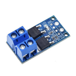 Nuovissimo e originale 15A 400W MOS FET Trigger Switch Drive modulo PWM pannello di controllo regolatore per <span class=keywords><strong>Arduino</strong></span> ICs prodotto - Product Image 1