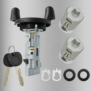 Chevrolet Ignition <b>Lock</b> Cylinder XF047Q7 2 <b>Keys</b> Silverado Tahoe Suburban Sierra Door <b>Lock</b> Replacement - Product Image 4