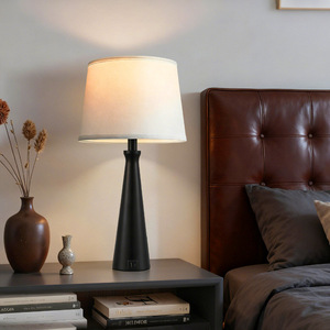 Modern Table <b>Lamp</b> Warm Light <b>Touch</b> Dimmable <b>Bedside</b> Desk <b>Lamp</b> For Bedroom Living Room Home Decor - Product Image 3
