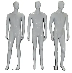 Uniforme masculino guapo de cuerpo completo, traje Formal, vestido de pie sentado, maniquíes de fibra de vidrio para exhibición de escaparate, traje de negocios