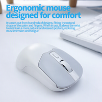 Combo clavier et souris sans fil X100 avec 12 touches de raccourci multimédias, souris ergonomique, récepteur 2.4G pour PC et ordinateur portable