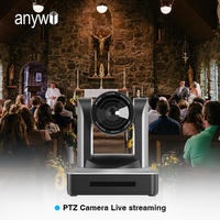 Système de visioconférence Anywii 20X Zoom optique PTZ 1080p HD USB/Audio, caméra de visioconférence pour diffusion en direct