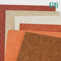VOC-emissietest gerecycled PET akoestisch paneel milieuvriendelijk geluidsisolerend polyestervezel akoestisch paneel voor wand en plafond