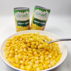 Verduras Enlatadas Premium al por Mayor de Fábrica, Granos de Maíz Enlatados de Primera Calidad en Almíbar Ligero con Precio Promocional - Product Image 1