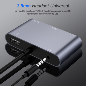 Hub <span class=keywords><strong>USB</strong></span> tipo <span class=keywords><strong>C</strong></span> con adaptador multipuerto de aluminio 5 en 1 puertos <span class=keywords><strong>USB</strong></span> 3,0 portátil para <span class=keywords><strong>MacBook</strong></span> <span class=keywords><strong>Pro</strong></span> 2015/2016/2017 para Huawei MateBook - Product Image 5