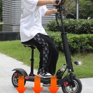 Scooter Eléctrico Inteligente para Adultos, Motor de 350w, Doble Suspensión, Neumáticos Anchos, 45km/h, 60km en Terrenos Difíciles, Jyop-t10 - Product Image 3