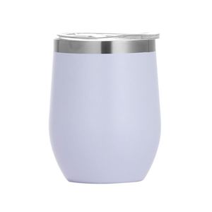 Cross-border 12oz Vacuum <b>Flask</b> <b>Bottle</b> Eggshell Cup American-style Solid-color Minimalist 304 Stainless Steel Portable Mini - Product Image 2